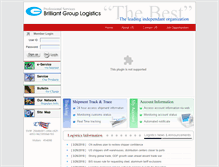 Tablet Screenshot of brilliantglobe.com